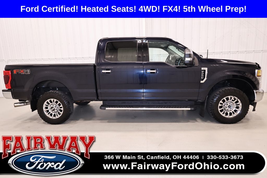 Antimatter Blue Metallic 2021 Ford F-250 Super Duty Pickup Truck Four-Wheel Drive Automatic
