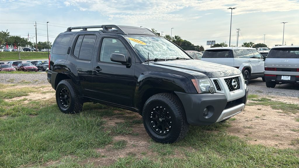 Super Black Metallic 2012 Nissan Xterra SUV / Crossover Four-Wheel Drive 5-Speed Automatic