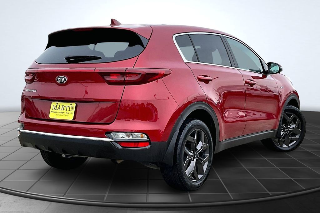 2022 Kia Sportage LX Red at DeMontrond Automotive Group