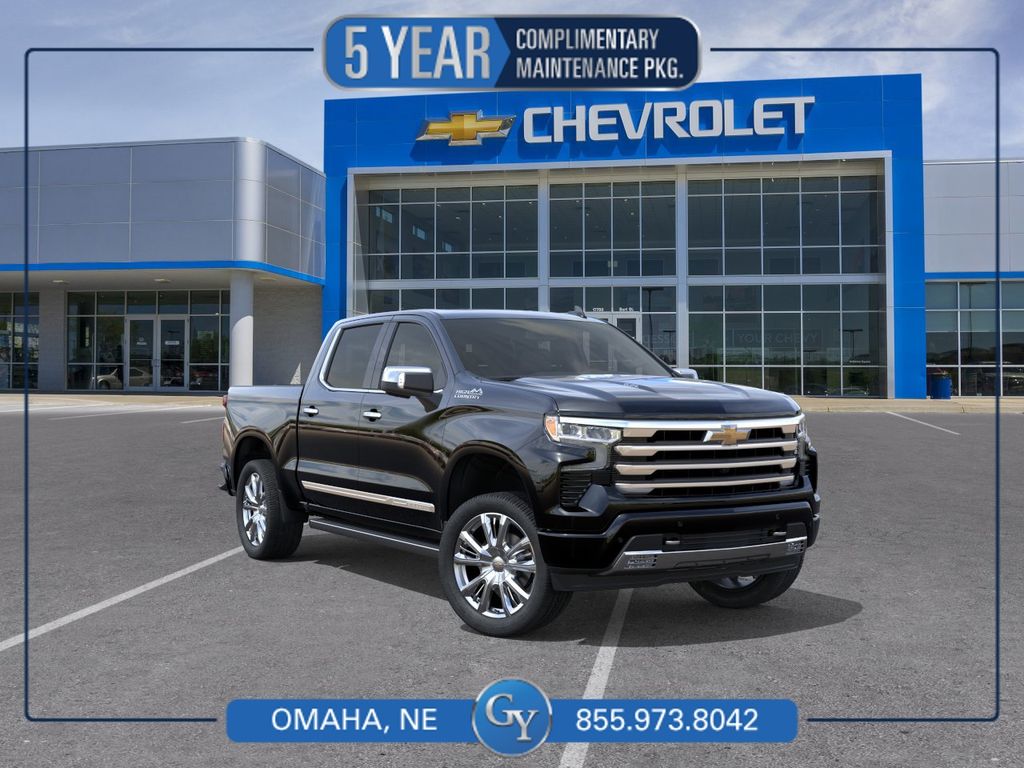 Black 2026 Chevrolet Silverado 1500 Pickup Truck Four-Wheel Drive Automatic