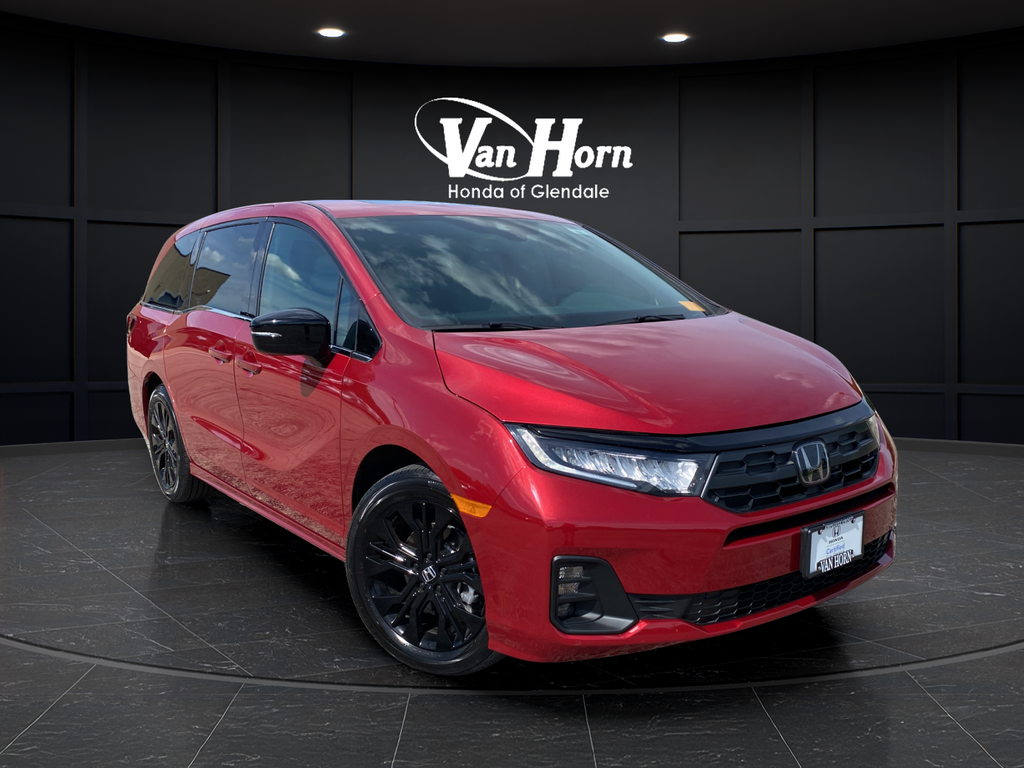 Radiant Red 2026 Honda Odyssey Minivan Front-Wheel Drive Automatic