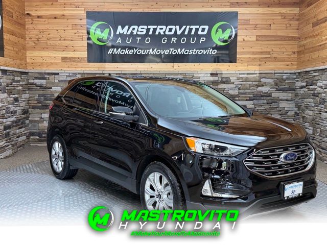 Black Metallic 2023 Ford Edge SUV / Crossover All-Wheel Drive 8-Speed Automatic