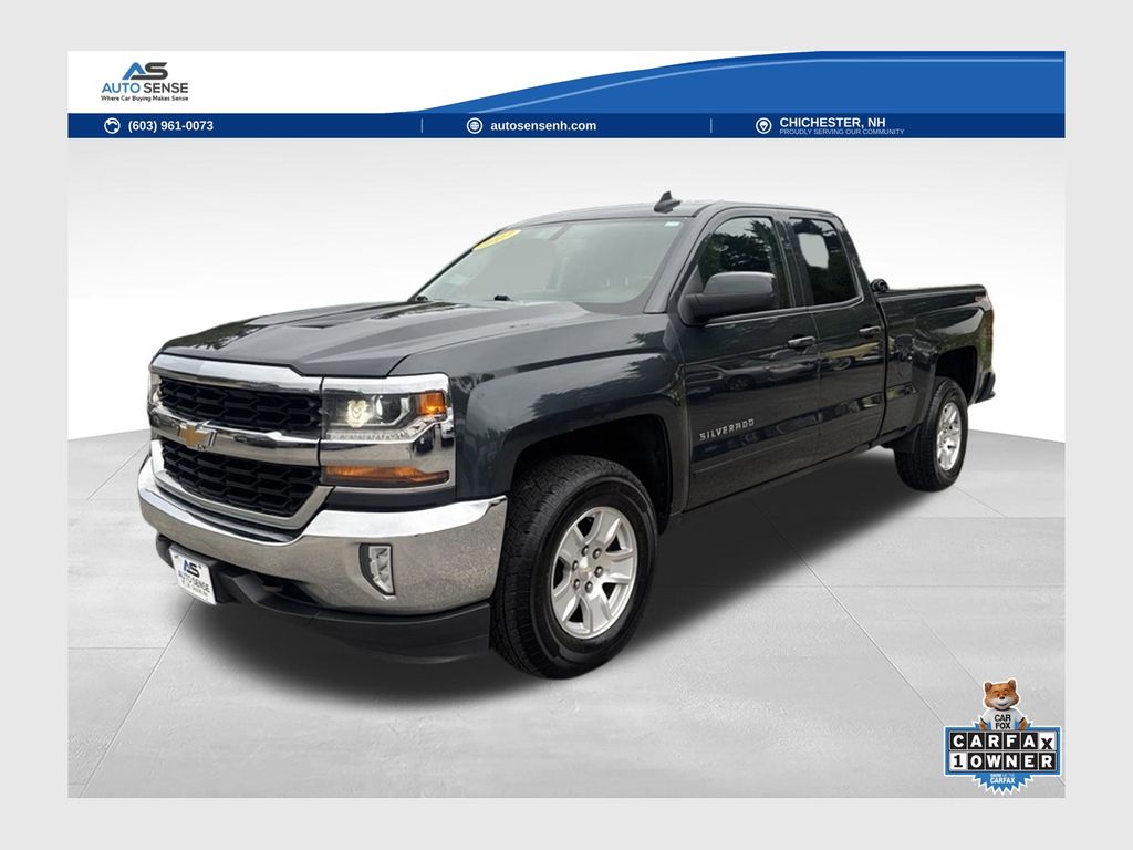 Gray (Graphite Metallic) 2017 Chevrolet Silverado 1500 Pickup Truck Four-Wheel Drive 6-Speed Automatic Overdrive