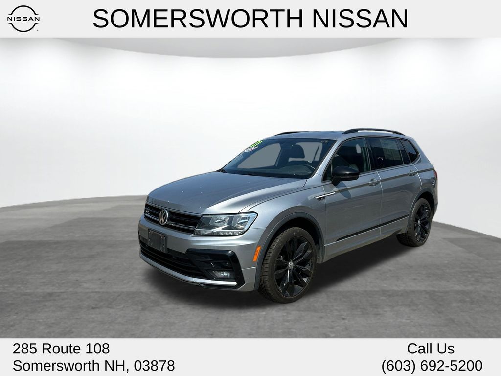 Silver Metallic 2021 Volkswagen Tiguan SE R-Line Black 4Motion SUV / Crossover All-Wheel Drive 8-Speed Automatic