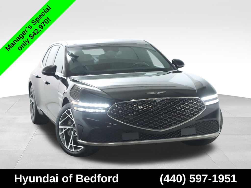 Vik Black 2023 Genesis G90 3.5T AWD Sedan All-Wheel Drive 8-Speed Automatic