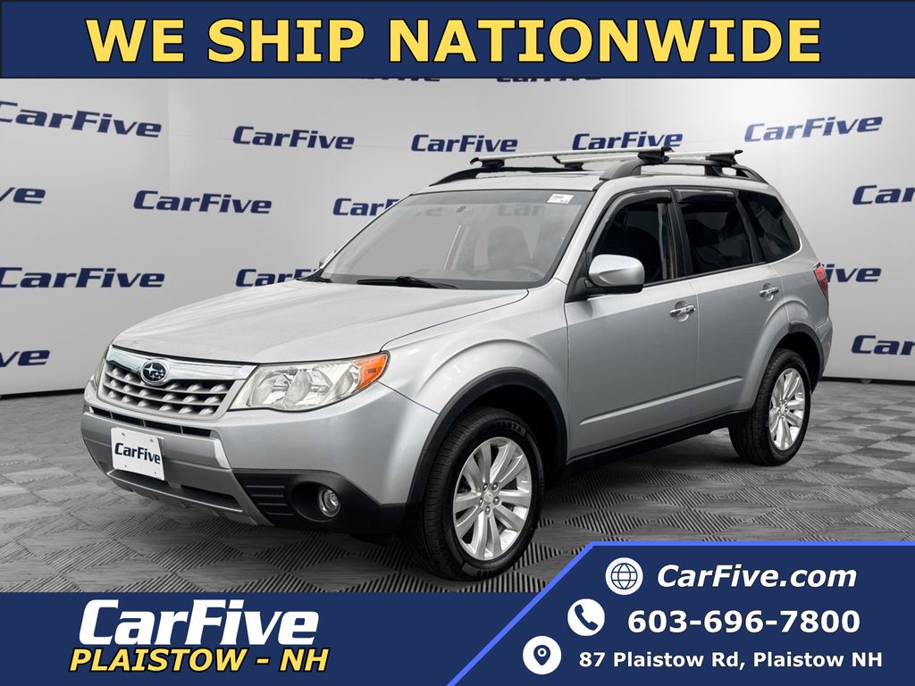Ice Silver Metallic 2013 Subaru Forester 2.5X Premium SUV / Crossover All-Wheel Drive 5-Speed Manual
