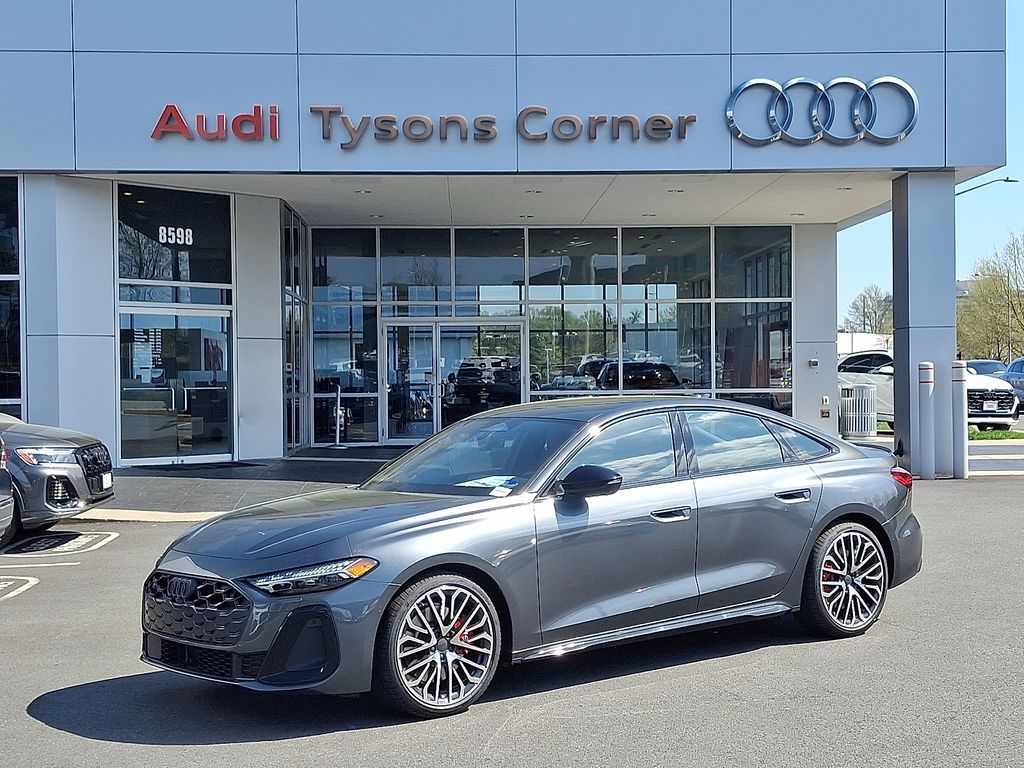 Daytona Gray Pearl Effect 2026 Audi S5 quattro Prestige TFSI Sedan All-Wheel Drive 7-Speed Automatic