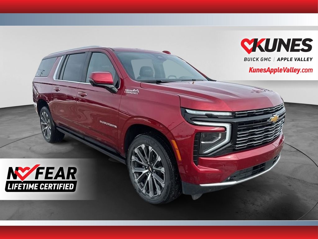 Red 2025 Chevrolet Suburban SUV / Crossover Four-Wheel Drive Automatic