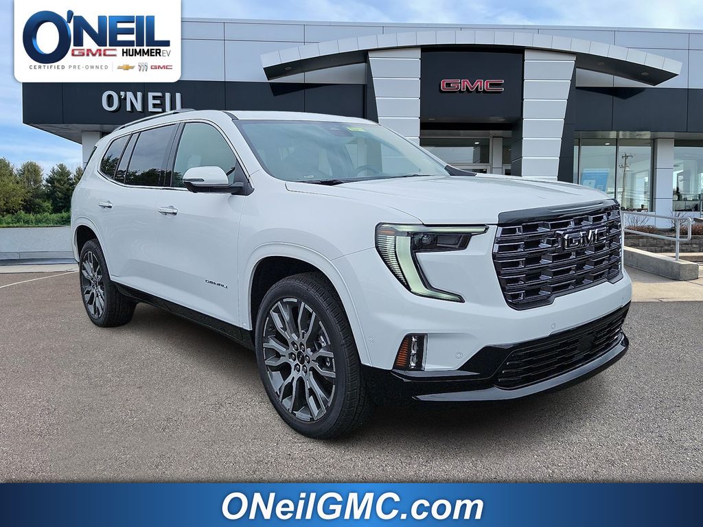 Summit White 2026 GMC Acadia SUV / Crossover Four-Wheel Drive 8-Speed Automatic