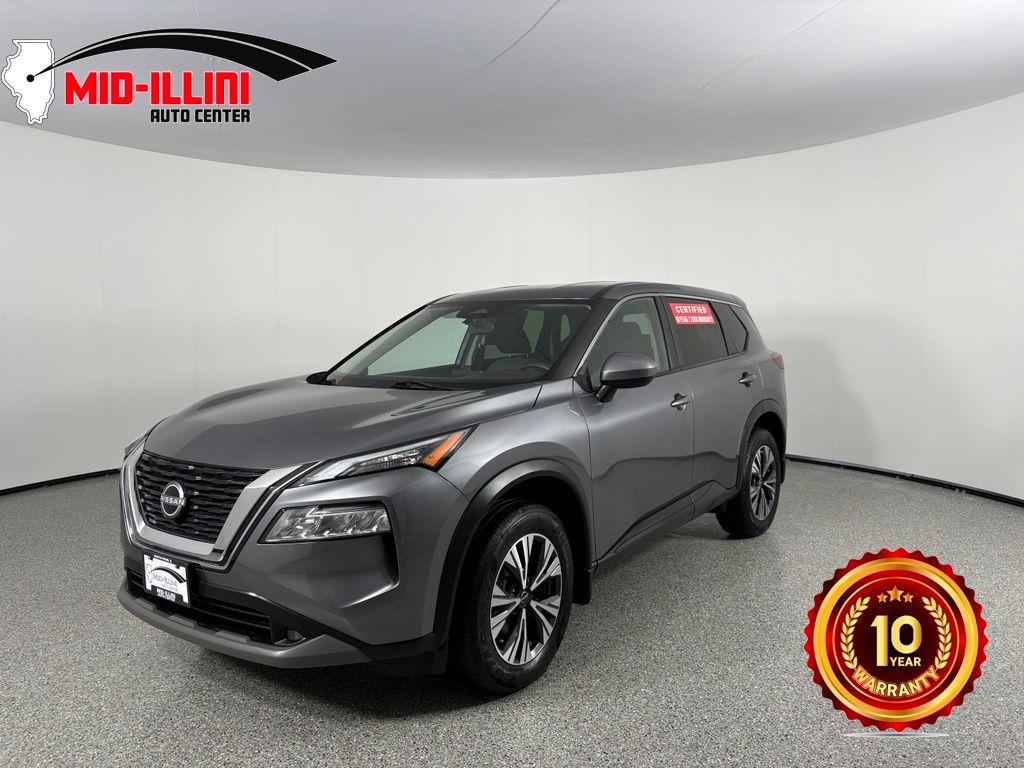 Gray (Gun Metallic) 2023 Nissan Rogue SUV / Crossover All-Wheel Drive Continuously Variable Transmission