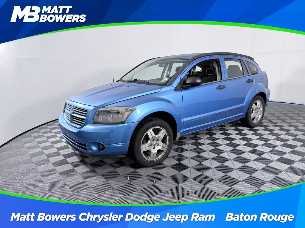 Surf Blue Pearlcoat 2008 Dodge Caliber Hatchback Front-Wheel Drive Continuously Variable Transmission