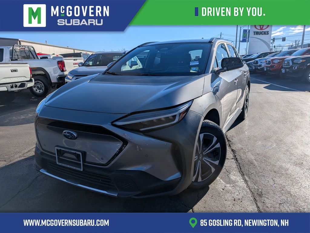 Smoked Carbon 2024 Subaru Solterra Premium AWD SUV / Crossover All-Wheel Drive 1-Speed Automatic