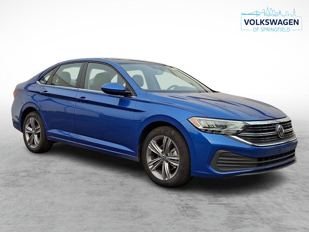 Rising Blue Metallic 2024 Volkswagen Jetta Sedan Front-Wheel Drive 8-Speed Automatic
