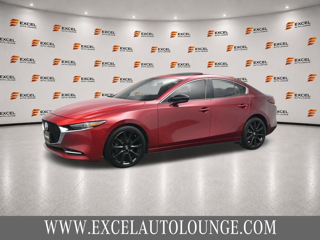 Soul Red Crystal Metallic 2021 Mazda MAZDA3 Sedan All-Wheel Drive 6-Speed Automatic