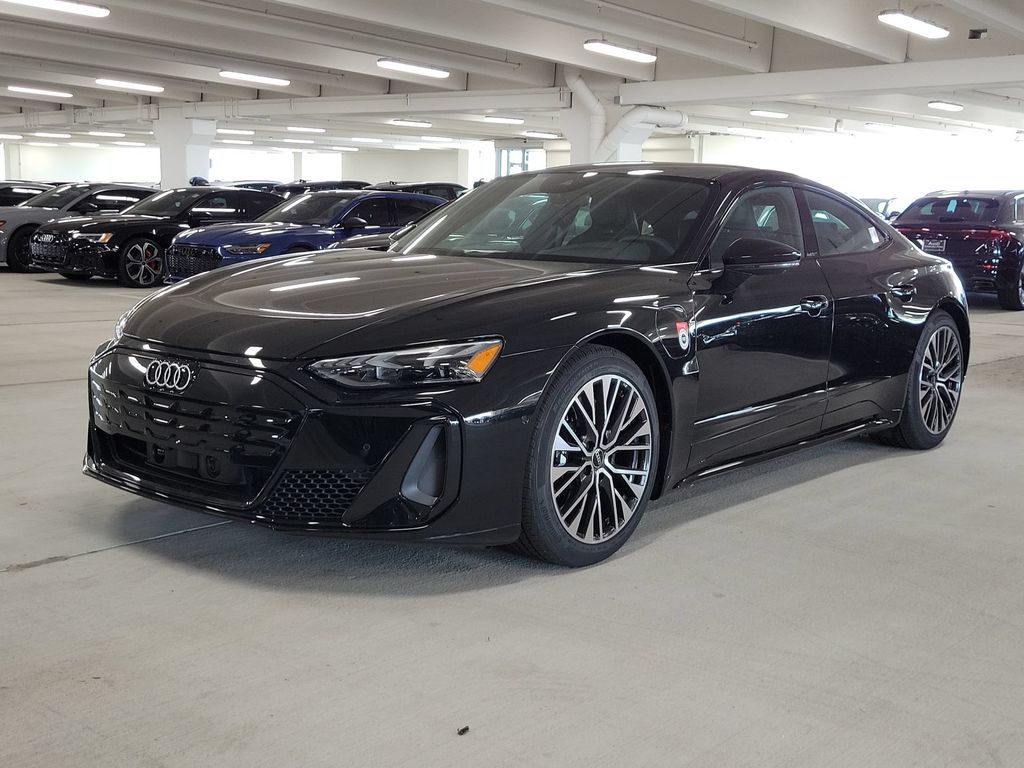 Mythos Black Metallic 2025 Audi S e-tron GT Sedan All-Wheel Drive 1-Speed Automatic