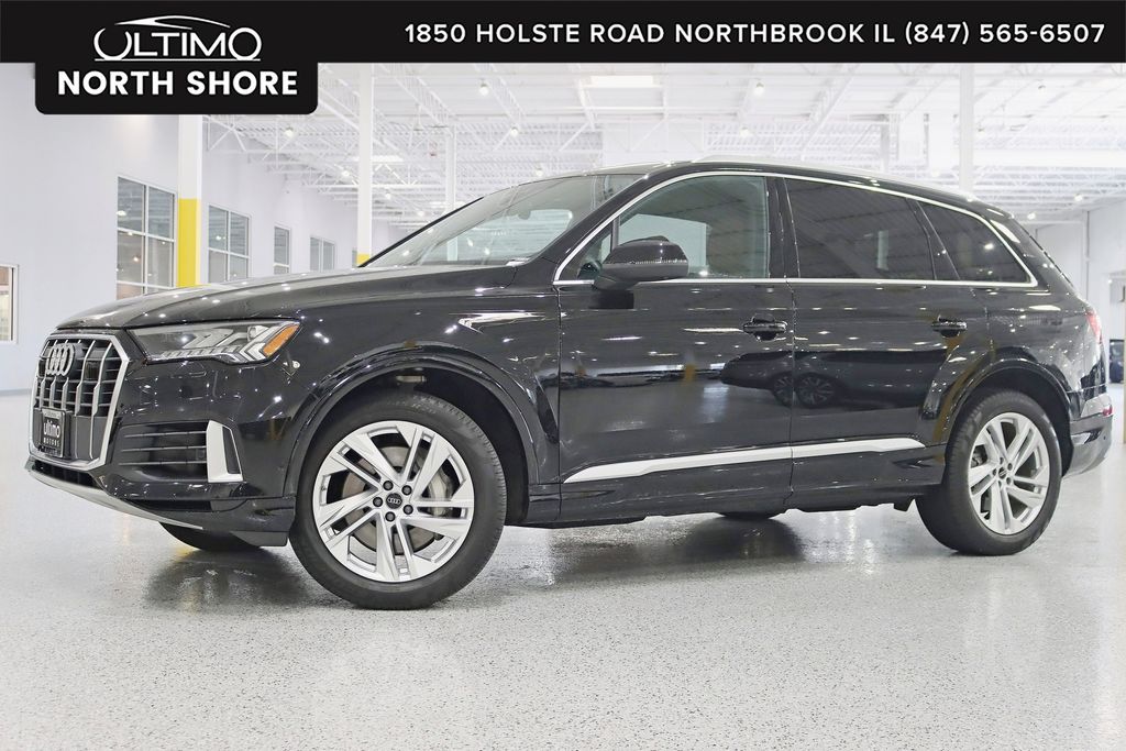 Black Metallic 2023 Audi Q7 SUV / Crossover All-Wheel Drive 8-Speed Automatic