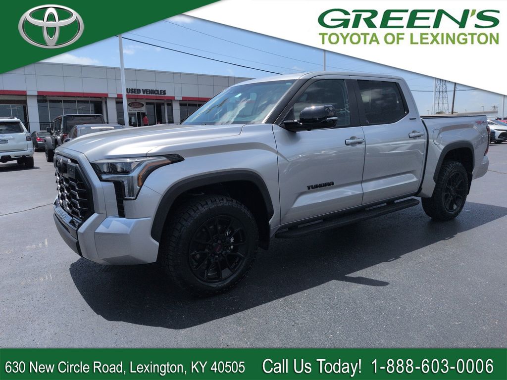 Celestial Silver Metallic 2024 Toyota Tundra Pickup Truck Four-Wheel Drive Automatic