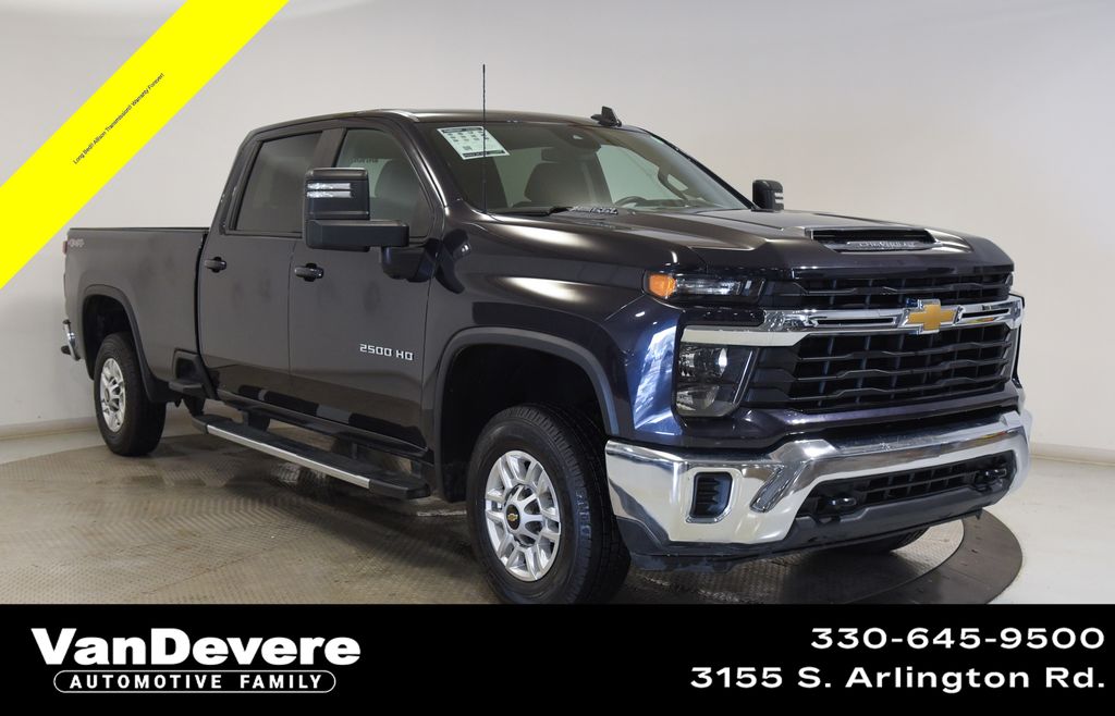 Dark Ash Metallic 2024 Chevrolet Silverado 2500HD LT Crew Cab 4WD Pickup Truck Four-Wheel Drive Automatic