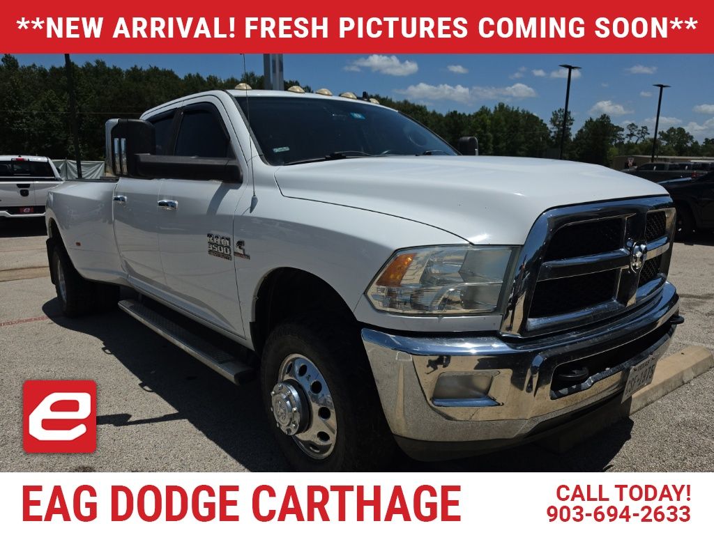 Bright White Clearcoat 2014 RAM 3500 Pickup Truck Four-Wheel Drive 6-Speed Automatic