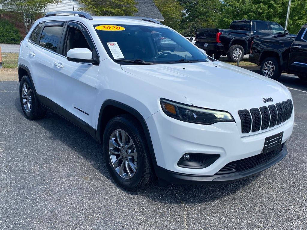 Bright White Clearcoat 2020 Jeep Cherokee Latitude Plus 4WD SUV / Crossover Four-Wheel Drive 9-Speed Automatic