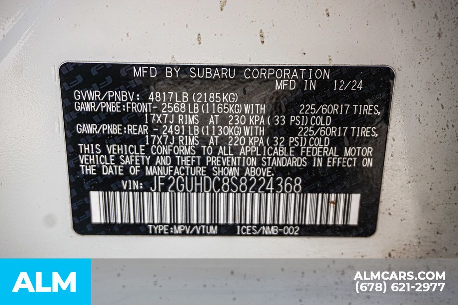 Used 2025 White Subaru Premium image 55