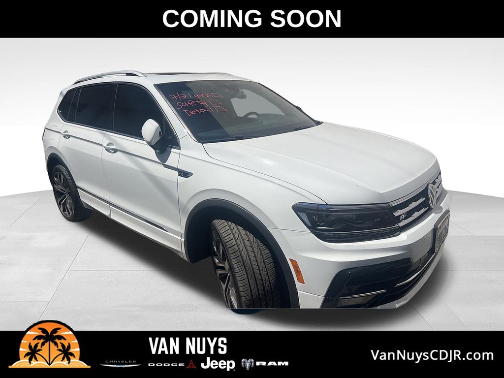 Pure White 2020 Volkswagen Tiguan SUV / Crossover All-Wheel Drive 8-Speed Automatic