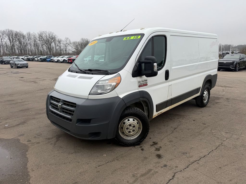 Bright White Clearcoat 2017 RAM ProMaster 1500 136 Low Roof Cargo Van Van Front-Wheel Drive 6-Speed Automatic
