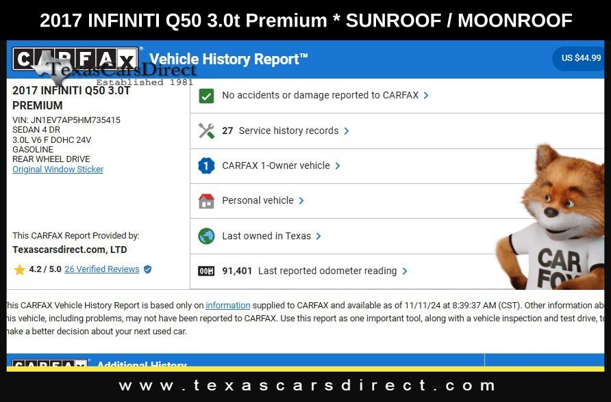 2017 INFINITI Q50 3.0t Premium 11