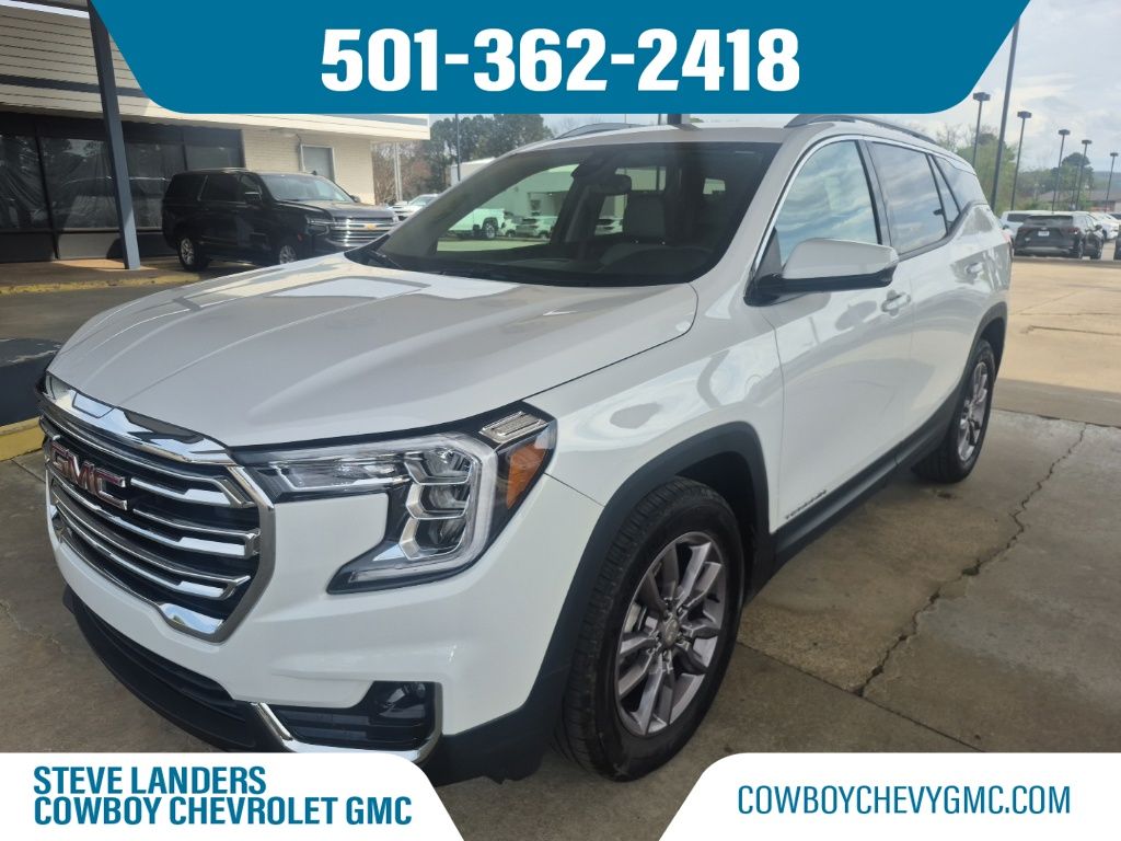 Summit White 2024 GMC Terrain SLT FWD SUV / Crossover Front-Wheel Drive 9-Speed Automatic