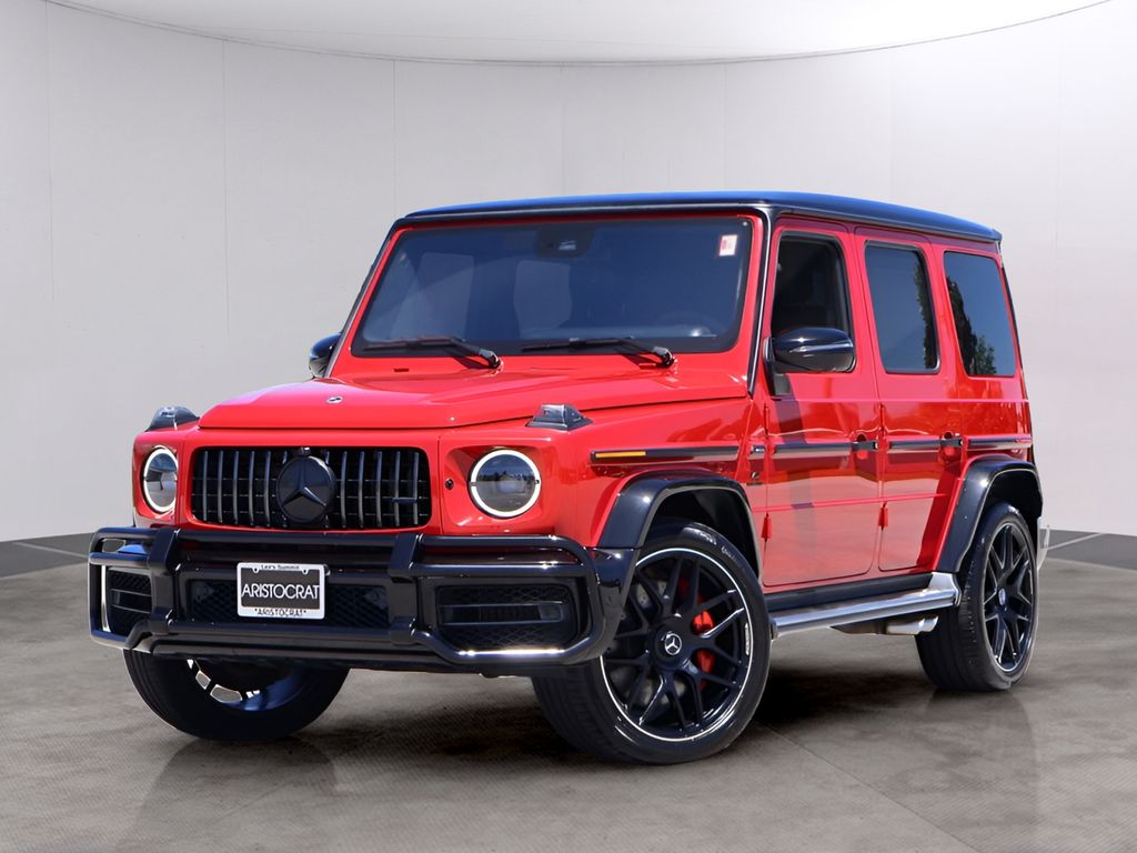 G manufaktur Jupiter Red 2021 Mercedes-Benz G-Class AMG G 63 4MATIC SUV / Crossover All-Wheel Drive 9-Speed Automatic
