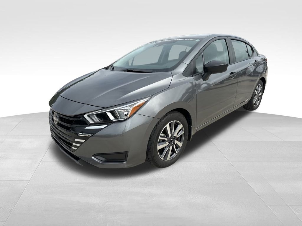 2024 Gun Metallic Nissan Versa 1.6 S FWD Sedan