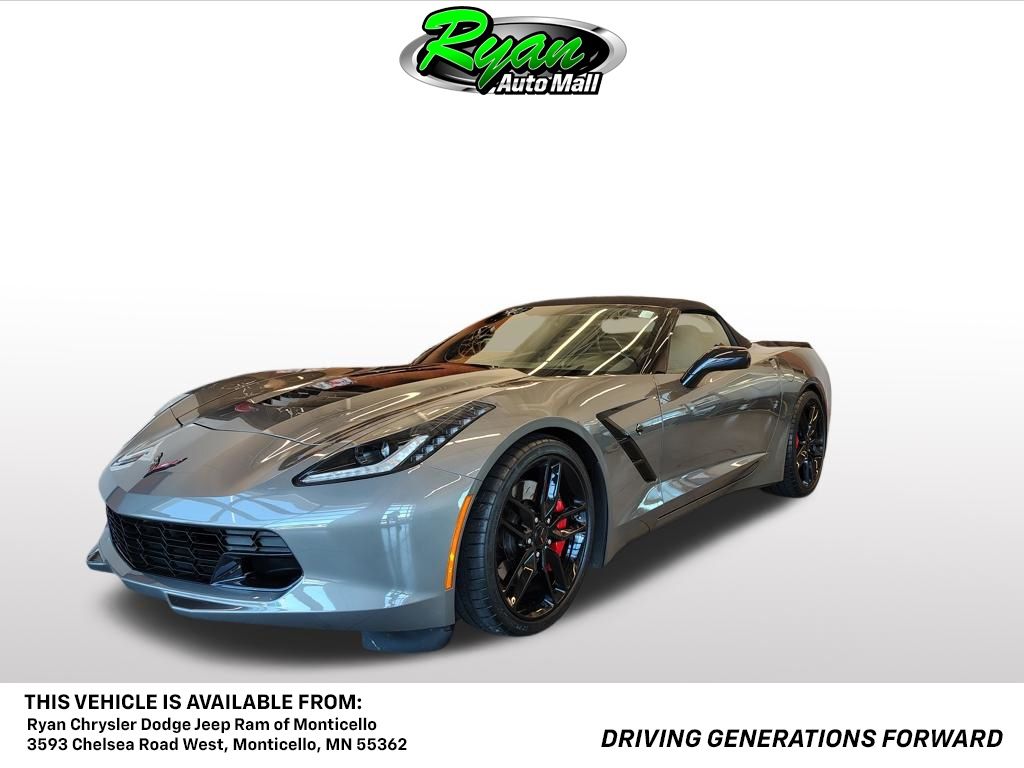 Shark Gray Metallic 2015 Chevrolet Corvette Convertible Rear-Wheel Drive 7-Speed Manual