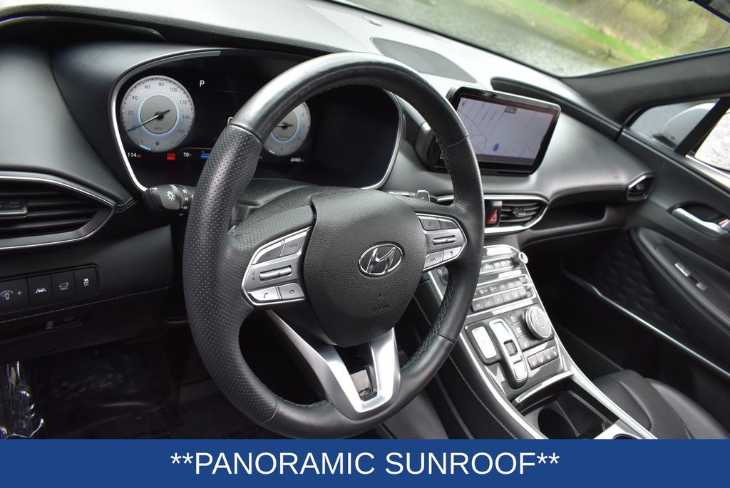 2022 Quartz White Hyundai Santa Fe Calligraphy AWD SUV