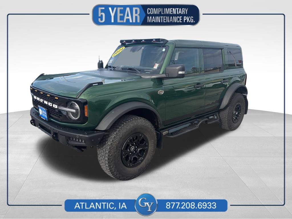 Green Metallic 2024 Ford Bronco Wildtrak 4-Door 4WD SUV / Crossover Four-Wheel Drive Automatic
