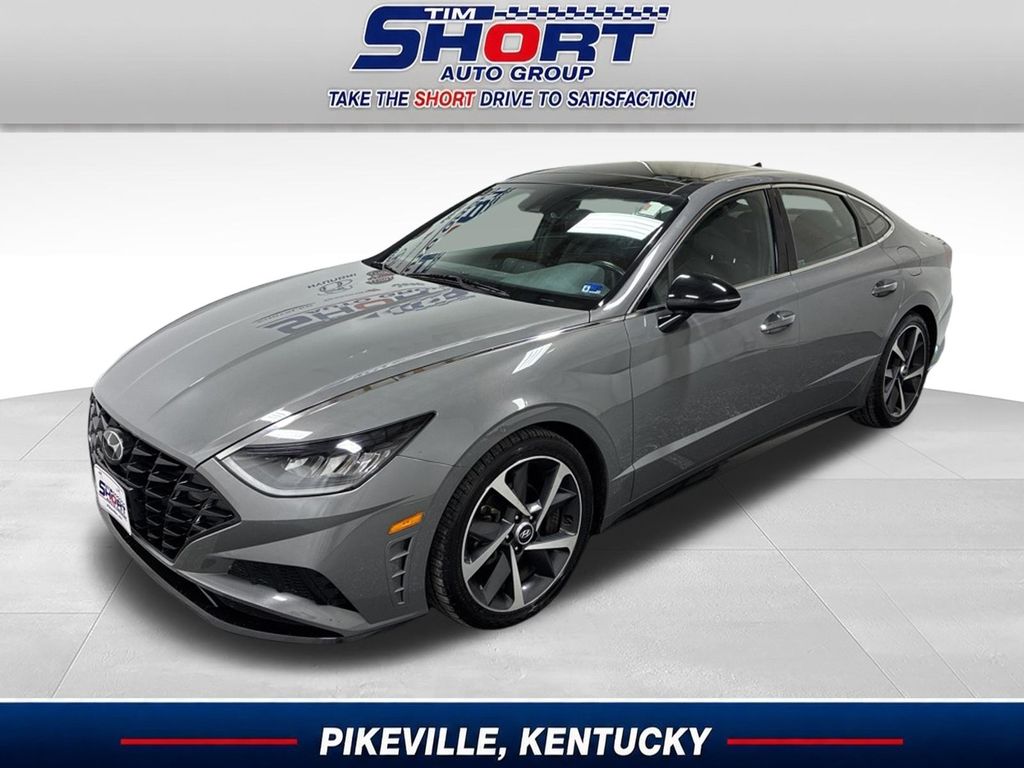 Hampton Gray 2023 Hyundai Sonata Sedan Front-Wheel Drive 8-Speed Automatic