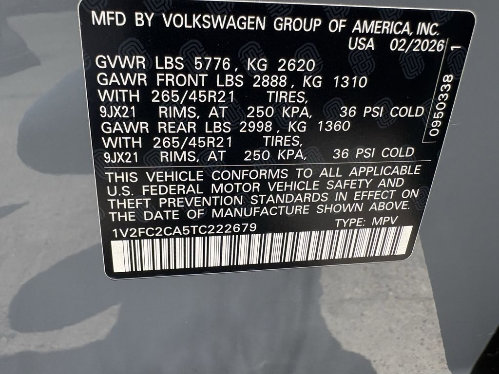 New 2026 Pure Gray Volkswagen 2.0T SEL Premium R-Line image 30