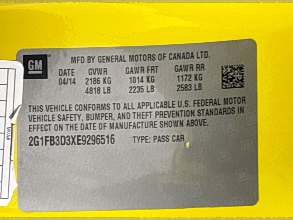 2014 Chevrolet Camaro 1LT