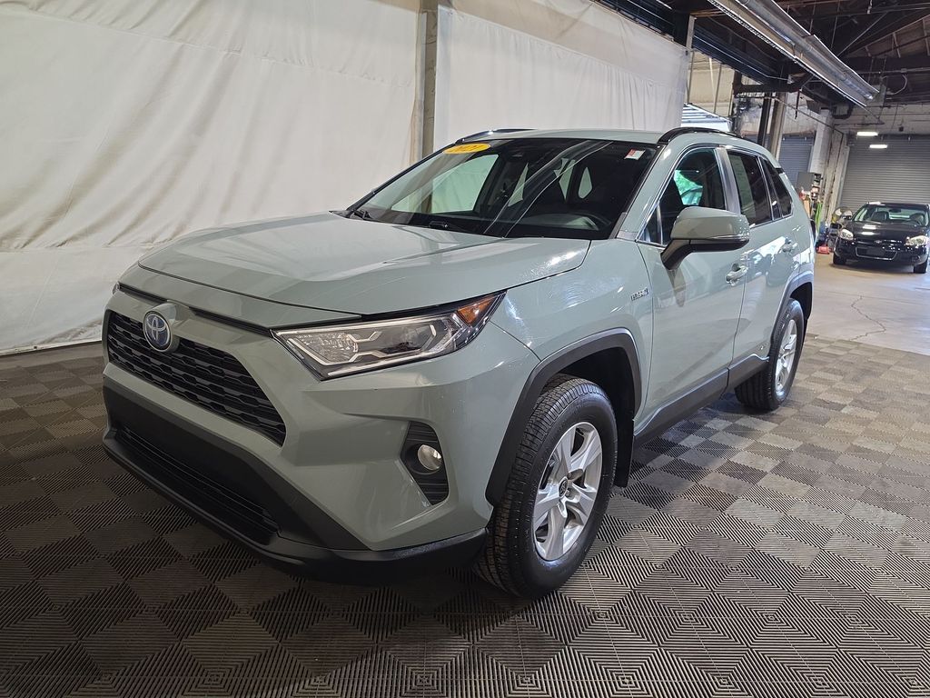 Lunar Rock 2021 Toyota RAV4 Hybrid SUV / Crossover All-Wheel Drive Continuously Variable Transmission