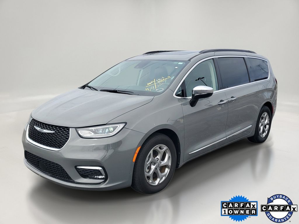 Ceramic Gray Clearcoat 2023 Chrysler Pacifica Limited FWD Minivan Front-Wheel Drive 9-Speed Automatic