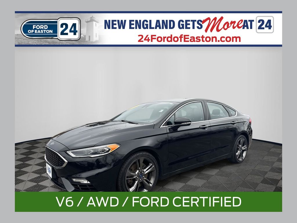Shadow Black 2017 Ford Fusion Sport AWD Sedan All-Wheel Drive 6-Speed Automatic