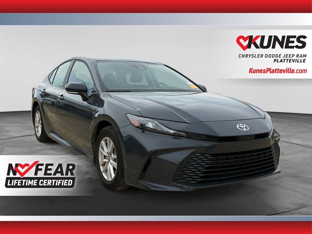 Black 2025 Toyota Camry Sedan Continuously Variable Transmission
