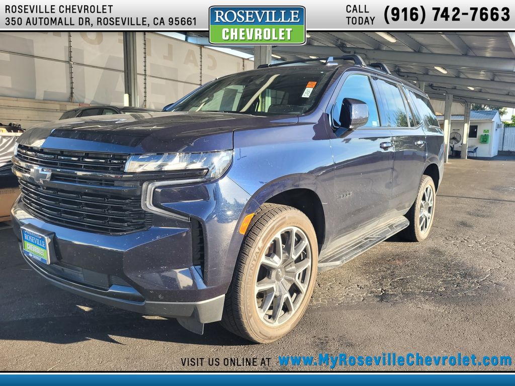 Midnight Blue Metallic 2023 Chevrolet Tahoe RST 4WD SUV / Crossover Four-Wheel Drive