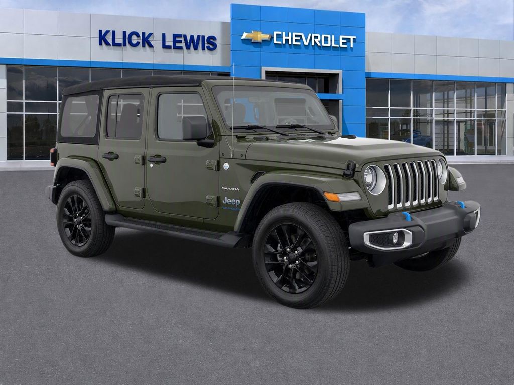 2023 Jeep Wrangler Sahara 4xe Green at South Hills CDJR