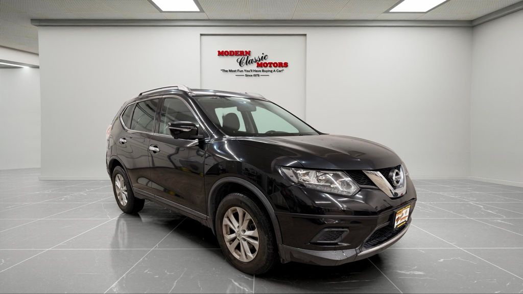 Super Black 2015 Nissan Rogue SV AWD SUV / Crossover All-Wheel Drive Continuously Variable Transmission