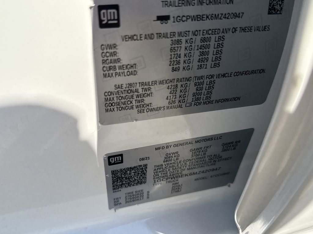 2021 Chevrolet Silverado 1500 Custom White at Classic Elite Chevrolet Hwy 6