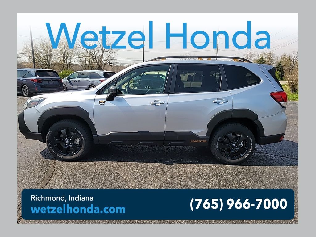 Ice Silver Metallic 2025 Subaru Forester Wilderness Crossover AWD SUV / Crossover All-Wheel Drive Continuously Variable Transmission