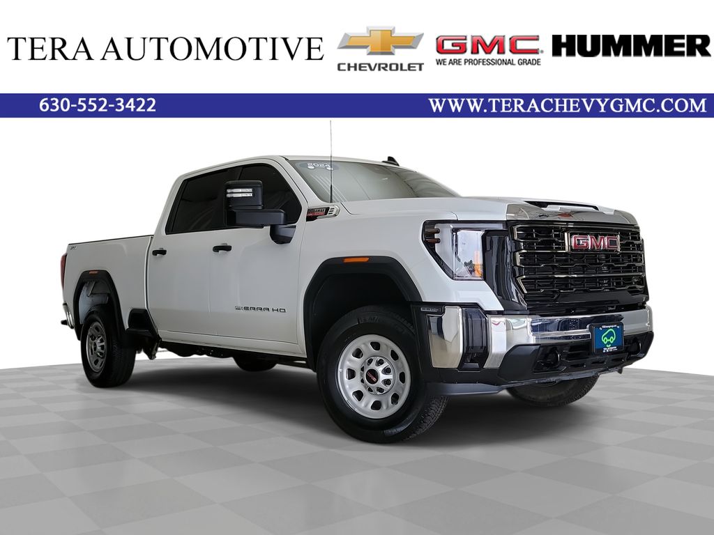 Summit White 2024 GMC Sierra 2500HD Pickup Truck Four-Wheel Drive Automatic