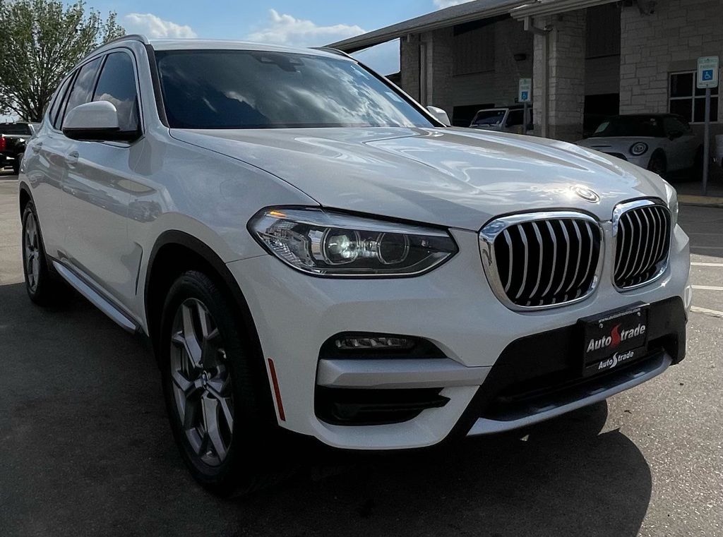 2021 BMW X3 sDrive30i White at DeMontrond Mazda