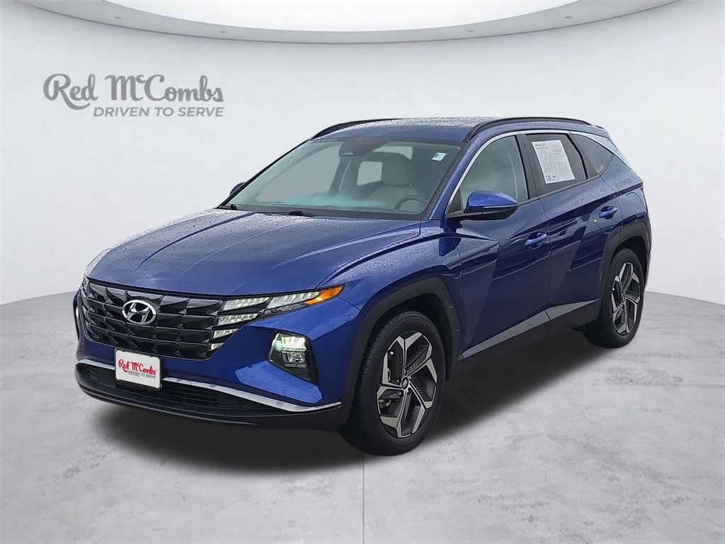 Intense Blue 2023 Hyundai Tucson SUV / Crossover Front-Wheel Drive 8-Speed Automatic