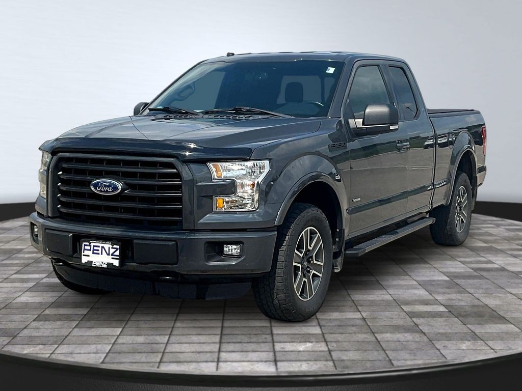 Lithium Gray 2016 Ford F-150 Pickup Truck Four-Wheel Drive 6-Speed Automatic